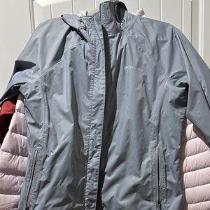 Columbia Light Gray Hooded Jacket